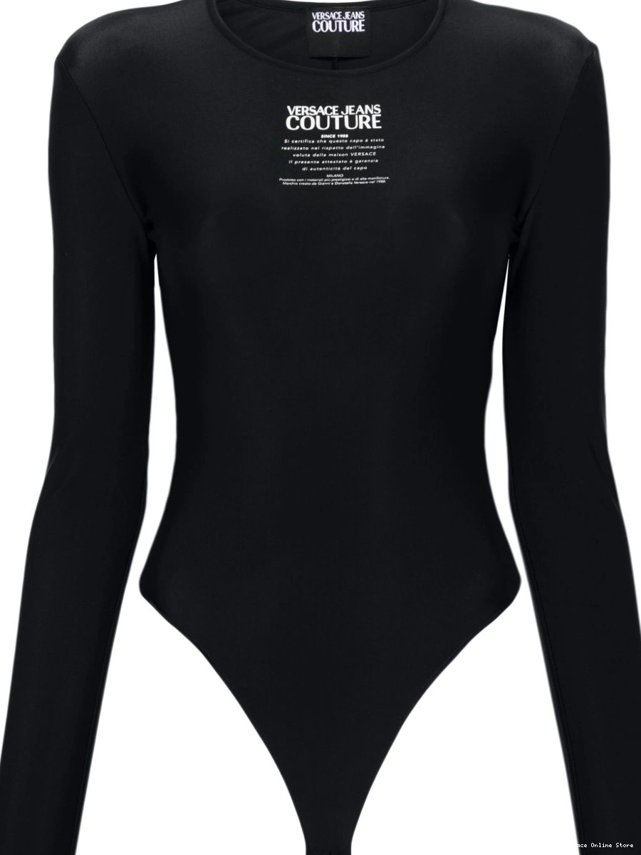 Cheap Jeans Warranty-logo bodysuit Women Couture Versace 0813